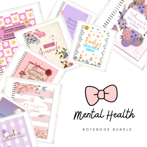 Mental Health Affirmations | Notebook Design Bundle | Digital Download
