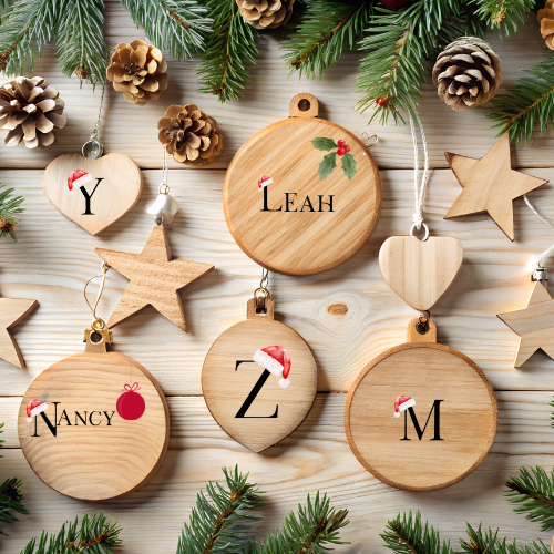 Christmas Monogram Alphabet & Numbers | A–Z &  0–9 | DTF &  UVDTF Ready | Digital Download