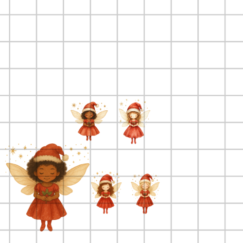 Sugarplum Fairies Collection | Christmas Illustration Design Bundle | Digital Download