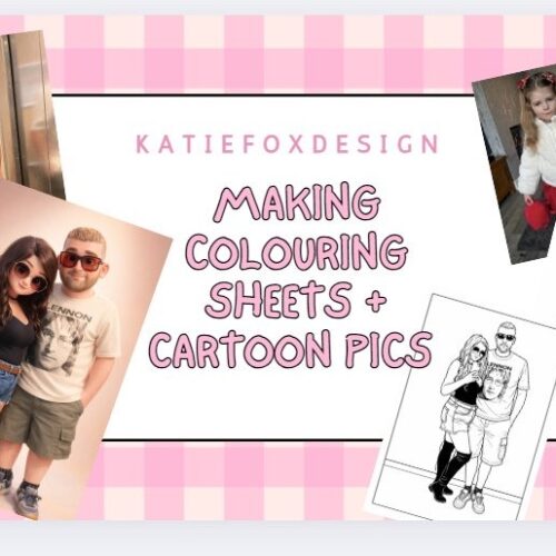 How to Create Colouring Sheets & Cartoon Images | Beginner-Friendly Guide for Crafters | Digital Download