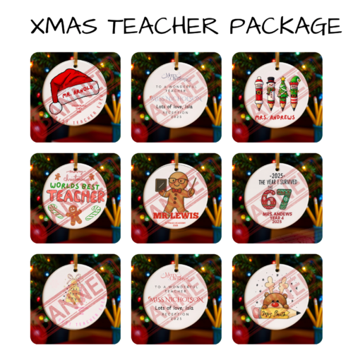 Teacher Gift Seller Bundle | 20 Designs, Mockups & SEO Help | Digital Download