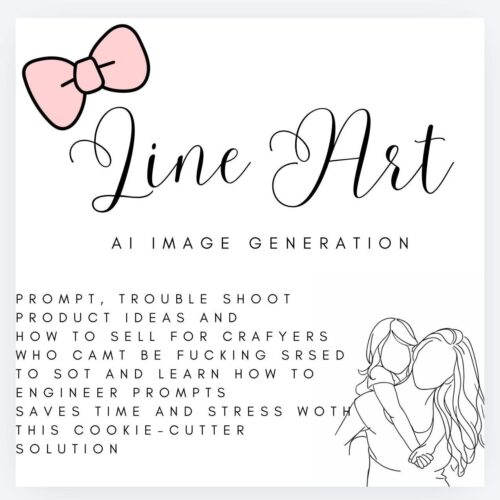 Line Art Prompt Library | AI Prompts for Minimal Line Drawings | Digital Download