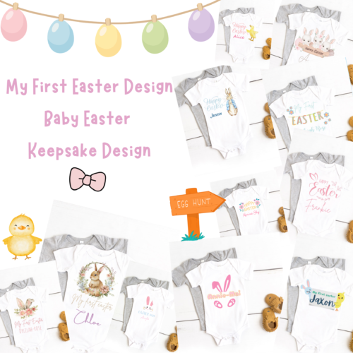 My First Easter Design | Baby Easter Keepsake Design | Digital Download