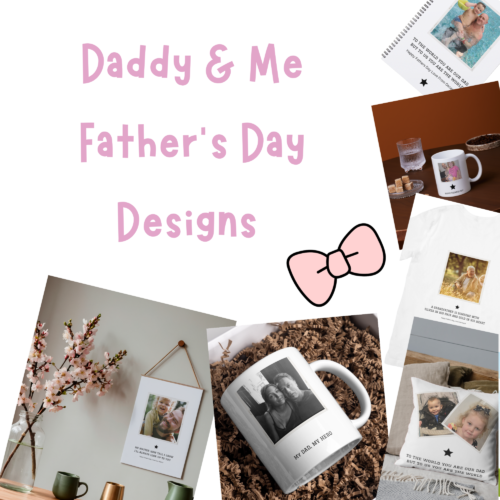 Daddy & Me Photo Design Bundle | Father’s Day Keepsake Templates | Digital Download