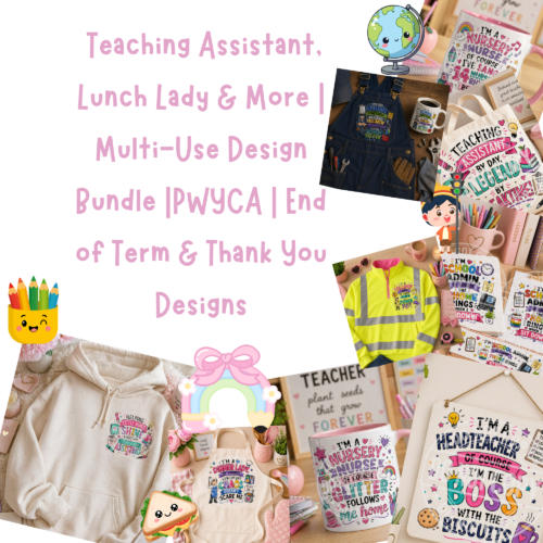 Teaching Assistant, Lunch Lady & More | End of Term Thank You Bundle