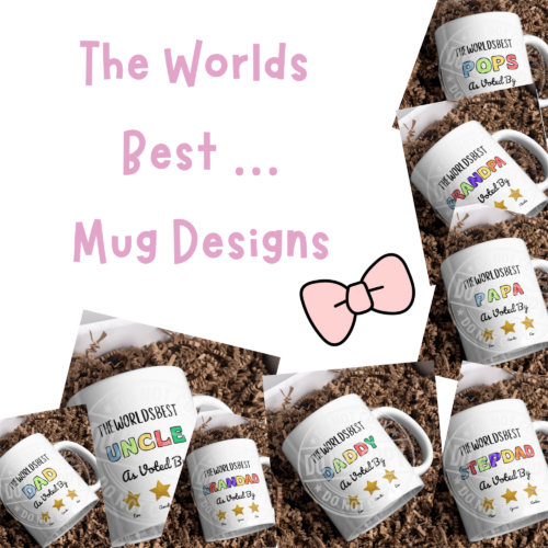 World’s Best Dad, Grandad, Stepdad & Uncle Design Bundle | Father’s Day Gift | Digital Download