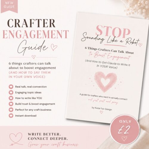 Craft Business Engagement Guide | Social Media Growth for Crafters | Digital Download