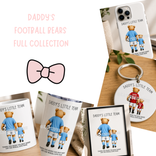 Father’s Day Footy Bears Design Bundle | Pay What You Can Afford ⚽❤️ | Digital Download