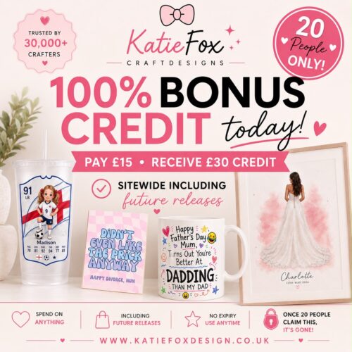 100% Bonus Credit