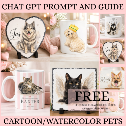 Cartoon & Watercolour Pet Portrait Generator | ChatGPT Prompt & Guide
