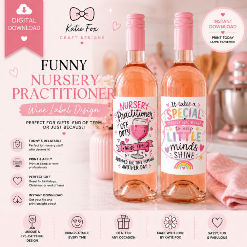 Nursery Practitioner Wine Label Collection