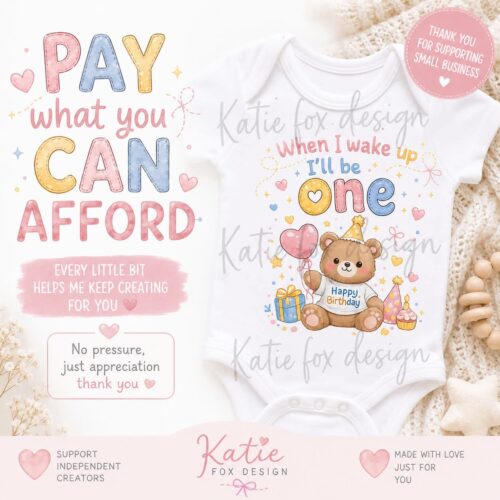 When I Wake Up I’ll Be… Birthday Bears Bundle | PWYCA